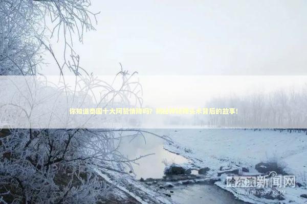 你知道泰国十大阿赞情降吗？揭秘神秘降头术背后的故事！