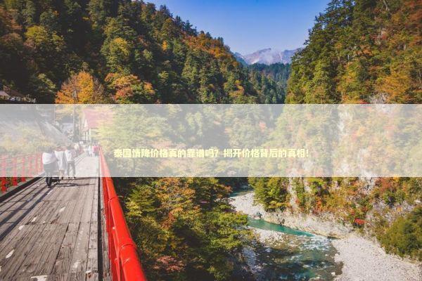 泰国情降价格真的靠谱吗？揭开价格背后的真相！ 泰国情降法事预约